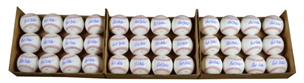Lot of Bob Feller Single Signed Baseballs (36)